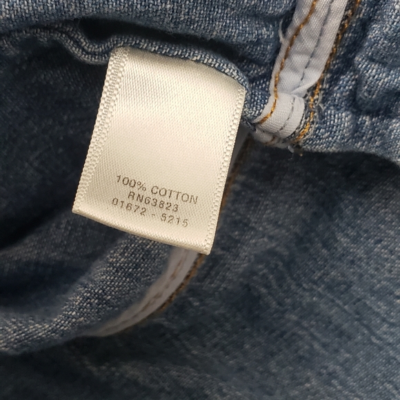 CJ Banks Women's Lightweight Blue Denim Zipper Jacket, Size 2X - Picture 11 of 12